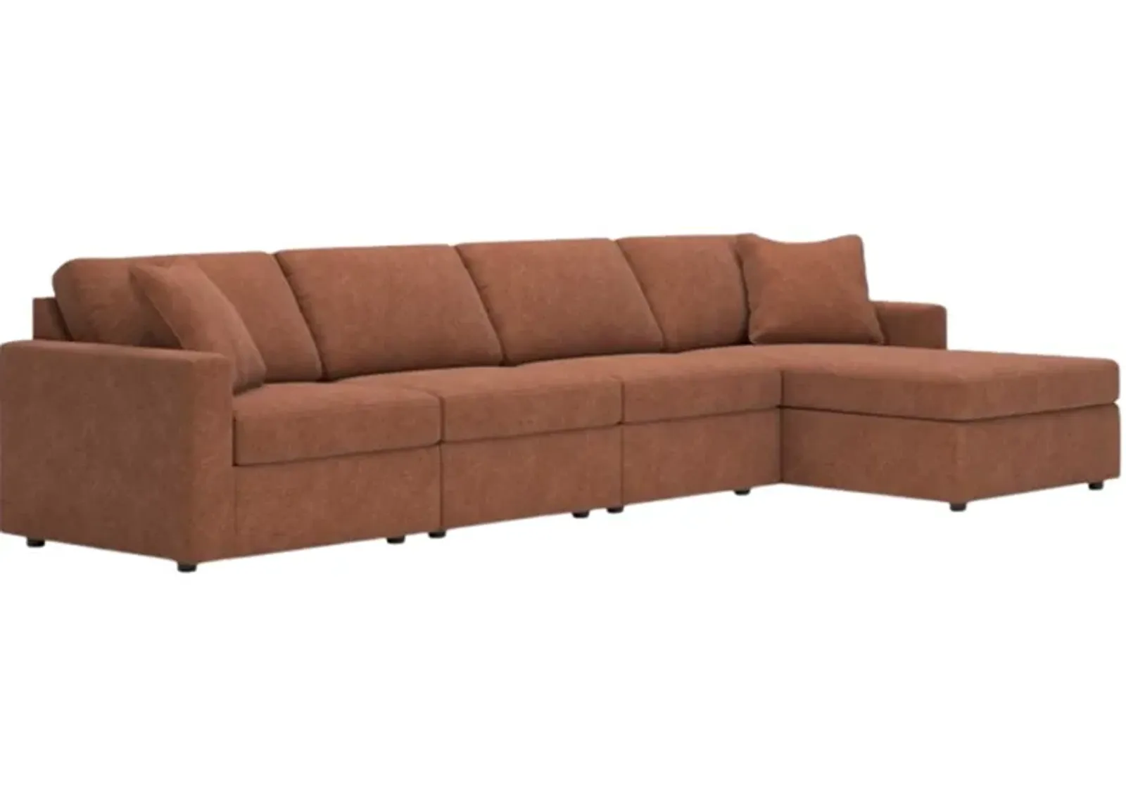 Signature Design by Ashley® Modmax 4-Piece Spice Right Arm Facing Sectional