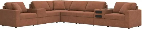 Signature Design by Ashley® Modmax 8-Piece Spice L-Shape Sectional 