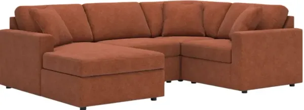 Signature Design by Ashley® Modmax 4-Piece Spice Left Arm Facing Sectional and Chaise