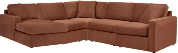 Signature Design by Ashley® Modmax 5-Piece Spice Left Arm Facing Sectional and Chaise