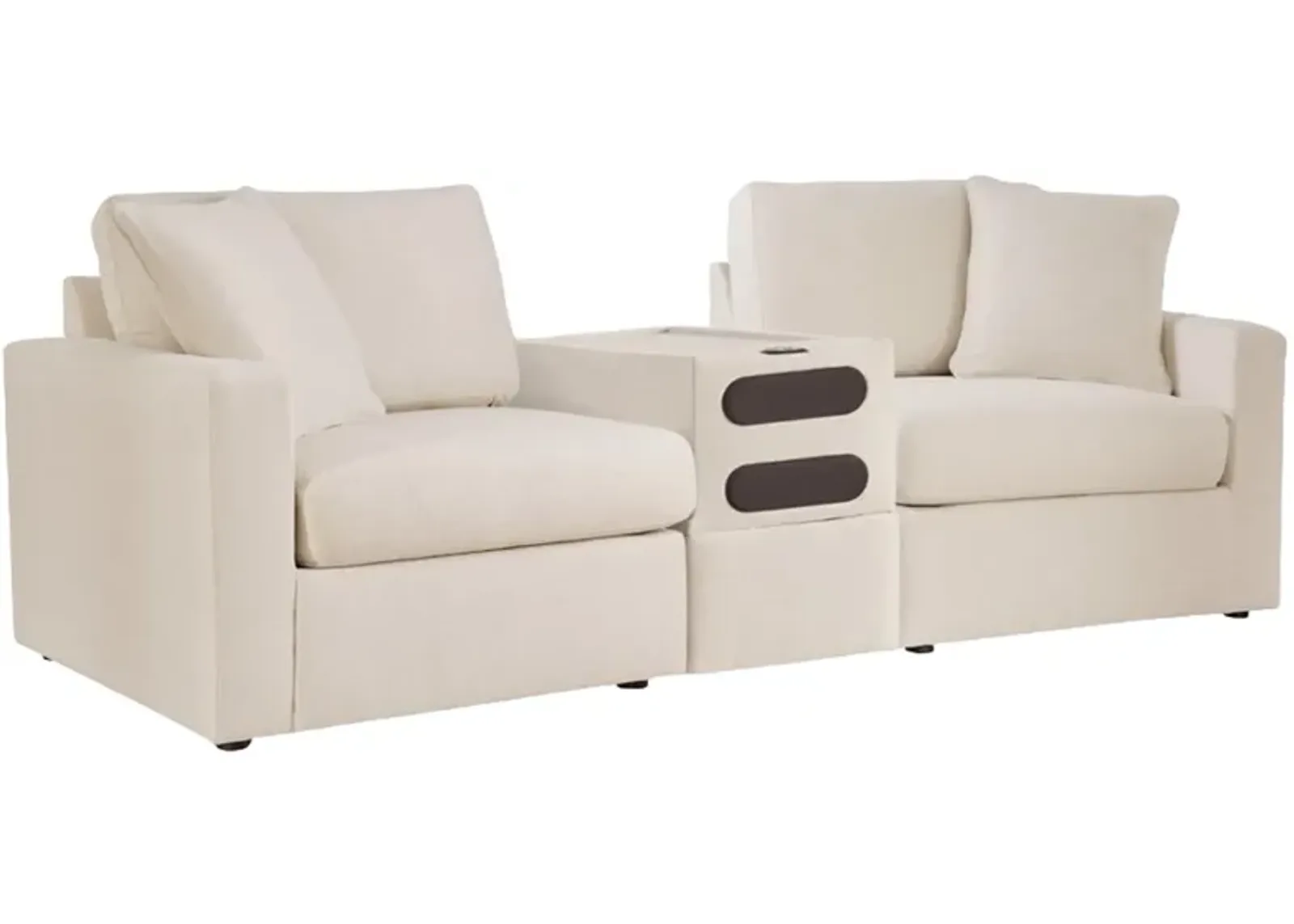 Signature Design by Ashley® Modmax 3-Piece Oyster Sectional with Audio System Console 