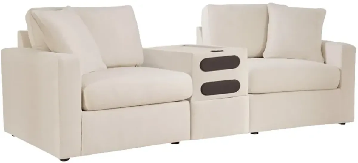 Signature Design by Ashley® Modmax 3-Piece Oyster Sectional with Audio System Console 