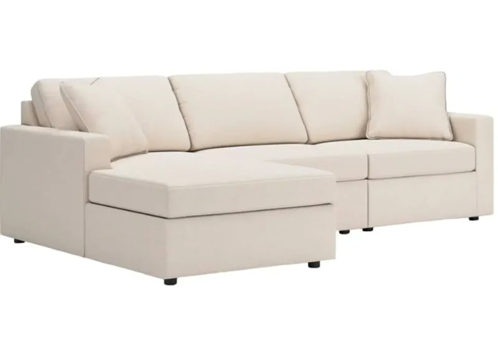 Signature Design by Ashley® Modmax 3-Piece Oyster Left-Arm Facing Chaise Sectional