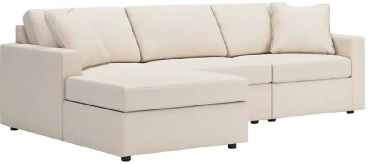 Signature Design by Ashley® Modmax 3-Piece Oyster Left-Arm Facing Chaise Sectional