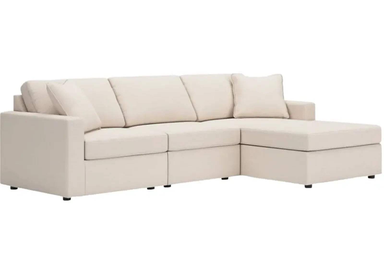 Signature Design by Ashley® Modmax 3-Piece Oyster Right-Arm Facing Chaise Sectional