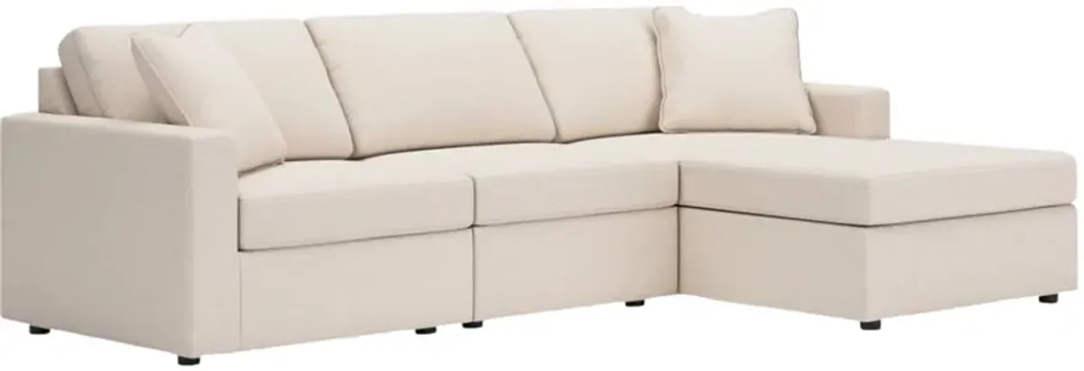 Signature Design by Ashley® Modmax 3-Piece Oyster Right-Arm Facing Chaise Sectional