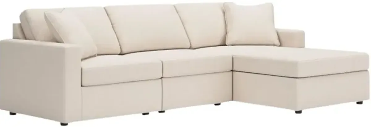 Signature Design by Ashley® Modmax 3-Piece Oyster Right Arm Facing Sectional and Chaise