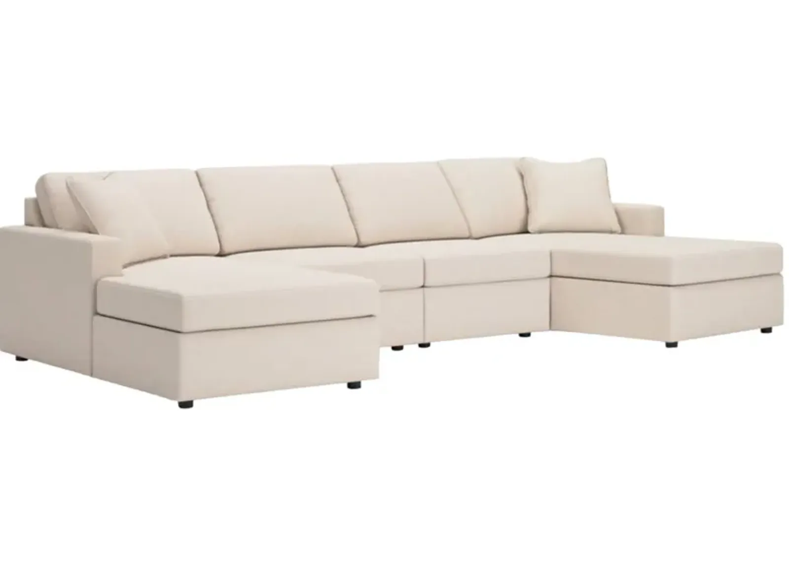 Signature Design by Ashley® Modmax 4-Piece Oyster Double Chaise Sectional