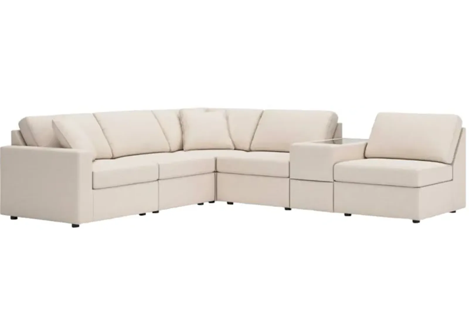 Signature Design by Ashley® Modmax 6-Piece Oyster Sectional with Storage Console 