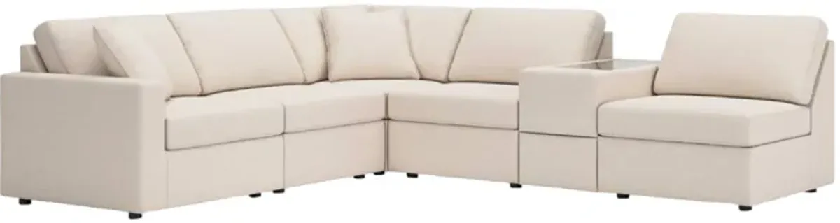 Signature Design by Ashley® Modmax 6-Piece Oyster Sectional with Storage Console 