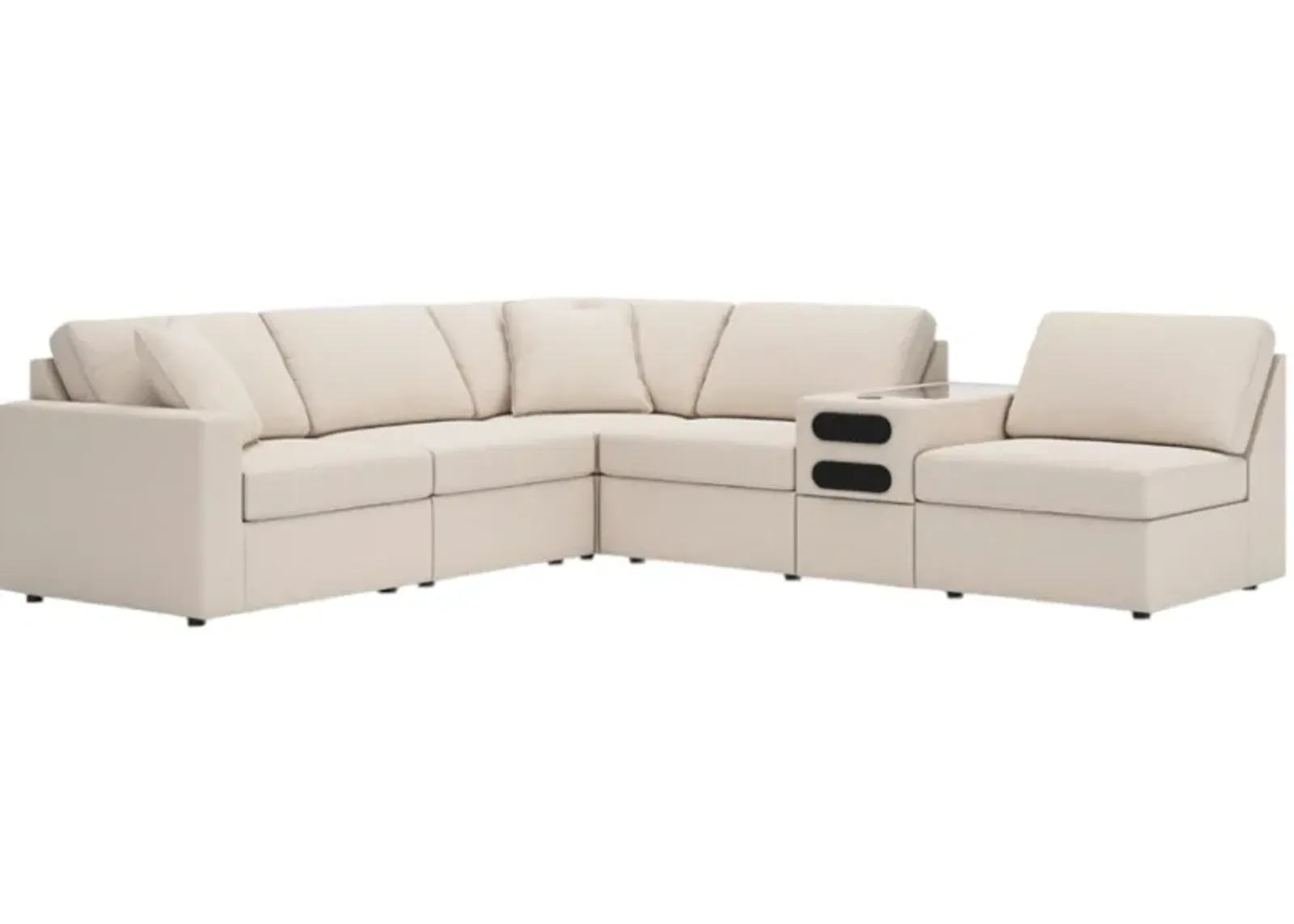 Signature Design by Ashley® Modmax 6-Piece Oyster Sectional with Audio Console