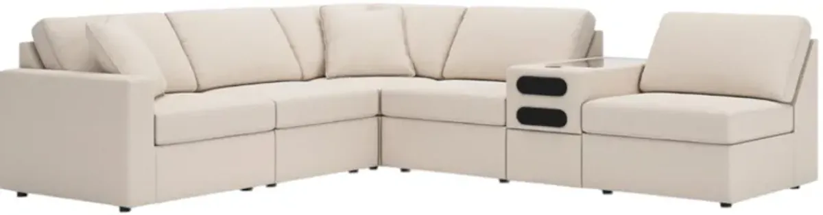 Signature Design by Ashley® Modmax 6-Piece Oyster Sectional with Audio Console