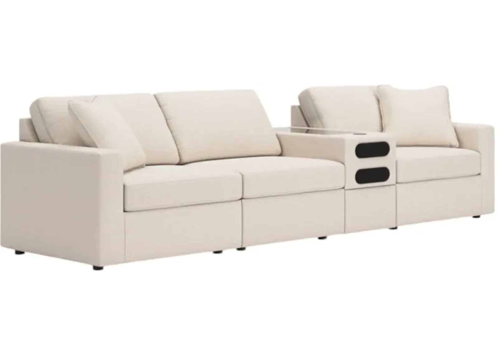 Signature Design by Ashley® Modmax 4-Piece Oyster Sectional with Audio Console