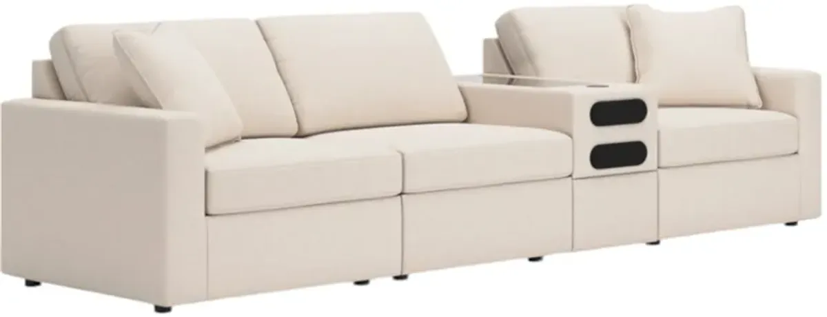 Signature Design by Ashley® Modmax 4-Piece Oyster Sectional with Audio Console