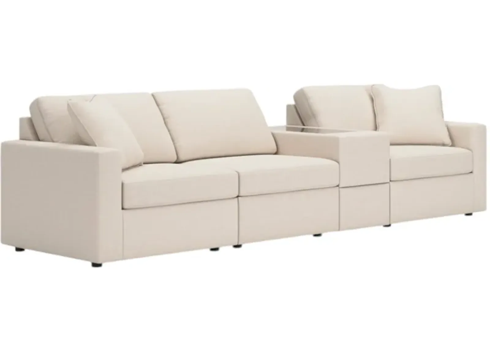 Signature Design by Ashley® Modmax 4-Piece Oyster Sectional with Storage Console