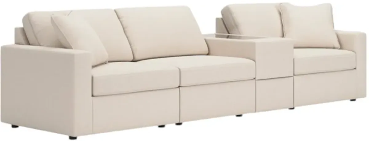 Signature Design by Ashley® Modmax 4-Piece Oyster Sectional with Storage Console