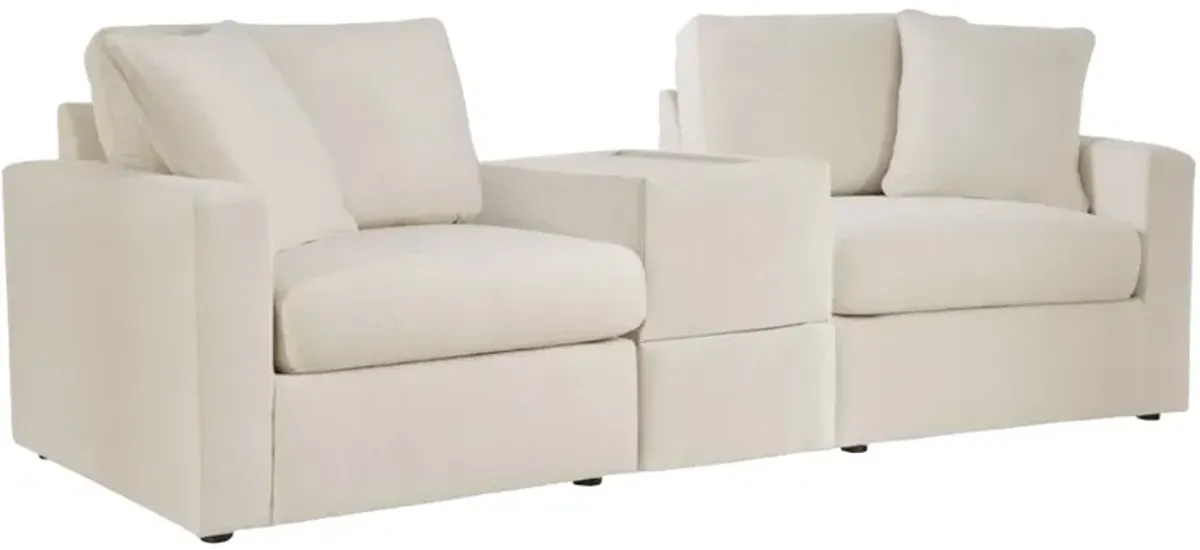 Signature Design by Ashley® Modmax 3-Piece Oyster Sectional with Console