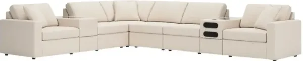 Signature Design by Ashley® Modmax 8-Piece Oyster L-Shape Sectional with Audio and Storage Consoles
