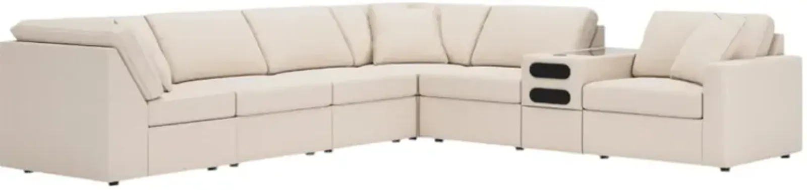 Signature Design by Ashley® Modmax 7-Piece Oyster Sectional with Audio Console