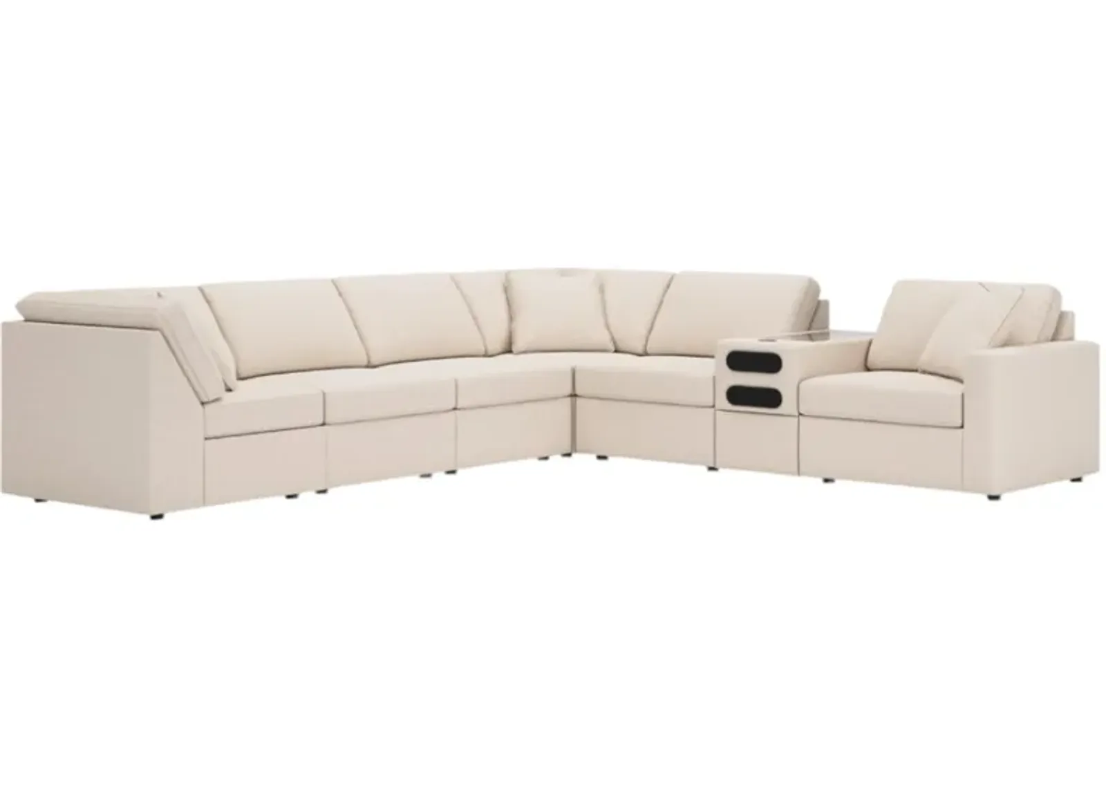 Signature Design by Ashley® Modmax 7-Piece Oyster Sectional with Audio Console