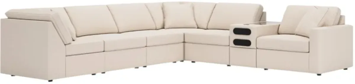 Signature Design by Ashley® Modmax 7-Piece Oyster Sectional with Audio Console