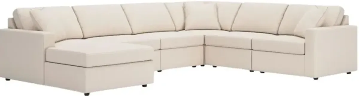 Signature Design by Ashley® Modmax 6-Piece Oyster 140" U-Shape Chaise Sectional