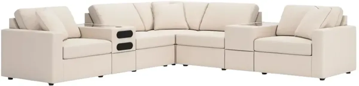 Signature Design by Ashley® Modmax 7-Piece Oyster Balanced Sectional with Audio and Storage Consoles