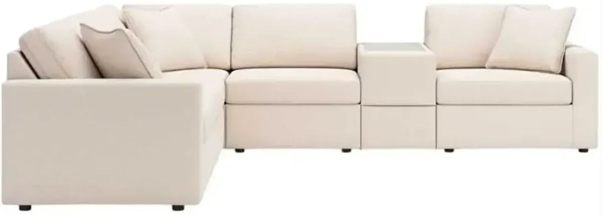 Signature Design by Ashley® Modmax 6-Piece Oyster Sectional with Console