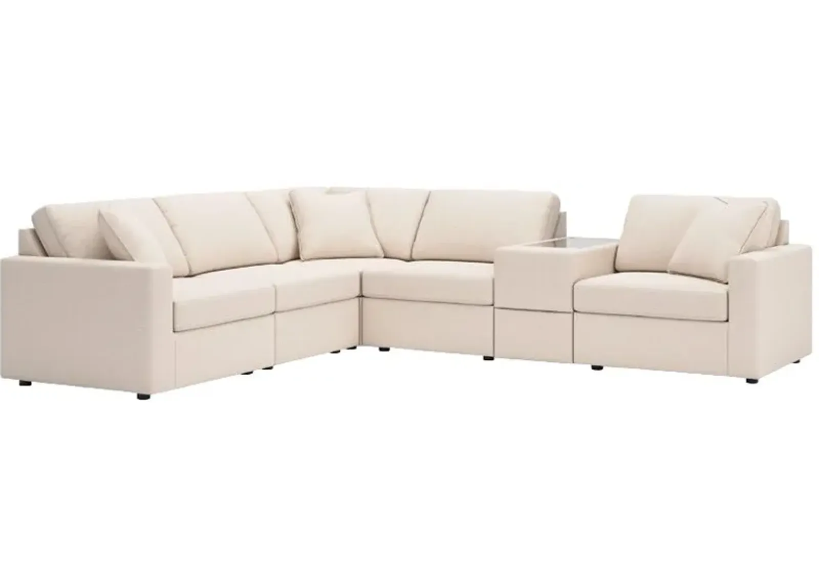 Signature Design by Ashley® Modmax 6-Piece Oyster Sectional with Console