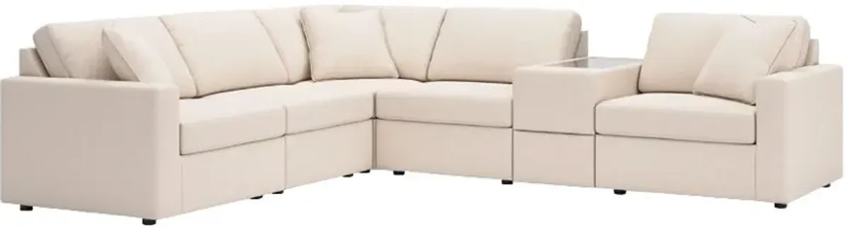 Signature Design by Ashley® Modmax 6-Piece Oyster Sectional with Console