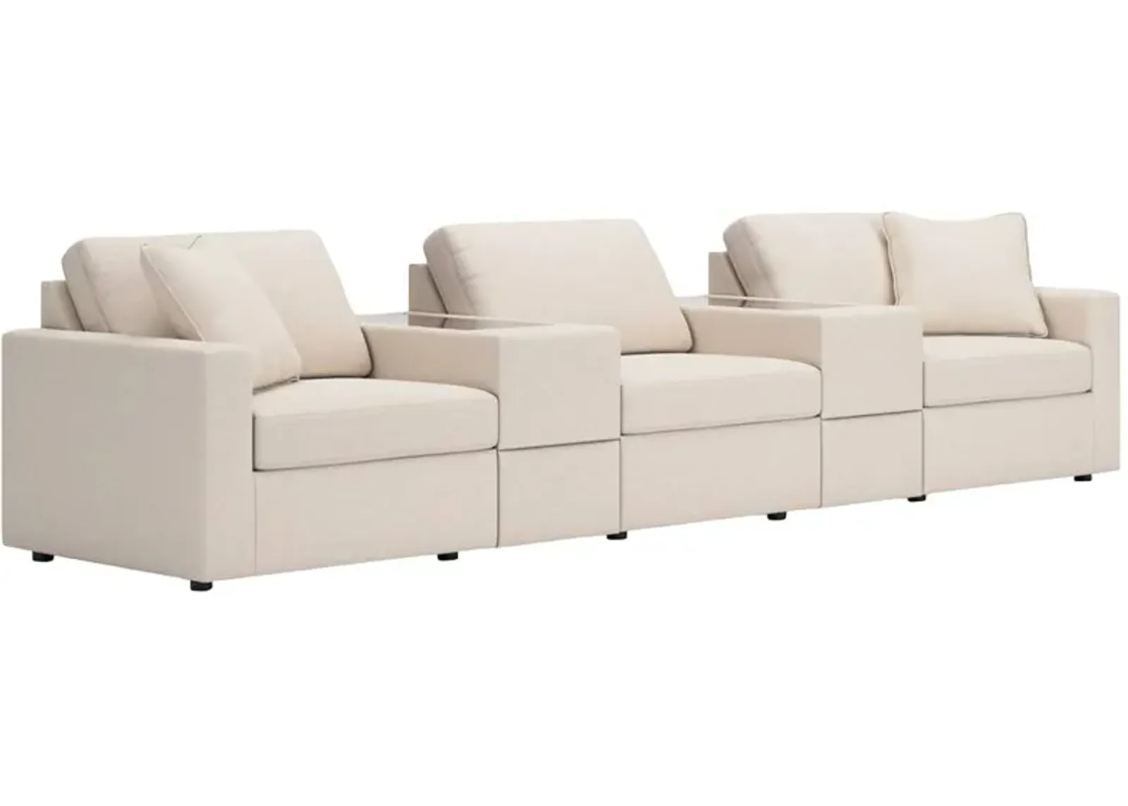 Signature Design by Ashley® Modmax 5-Piece Oyster Sectional with Storage Consoles