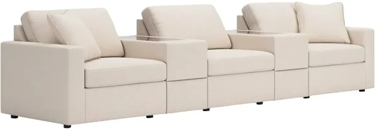 Signature Design by Ashley® Modmax 5-Piece Oyster Sectional with Storage Consoles