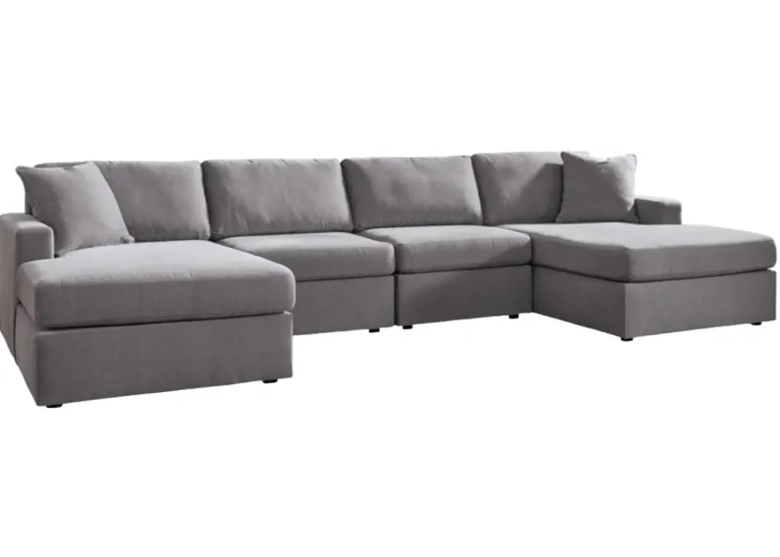 Signature Design by Ashley® Modmax 4-Piece Granite U-Shape Sectional and Chaise