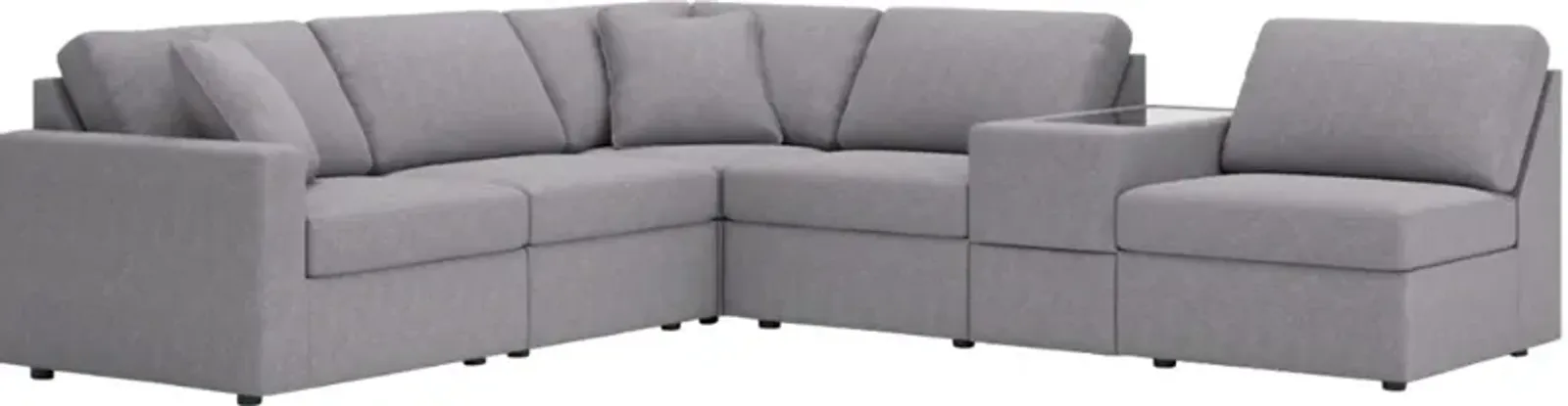 Signature Design by Ashley® Modmax 6-Piece Sectional with Storage Console