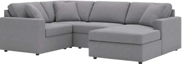 Signature Design by Ashley® Modmax 4-Piece Granite Right-Arm Facing Sectional and Chaise