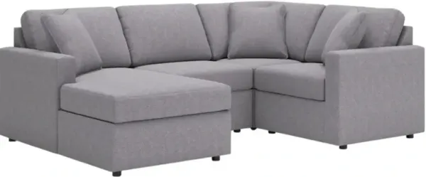 Signature Design by Ashley® Modmax 4-Piece Granite Left-Arm Facing Sectional and Chaise