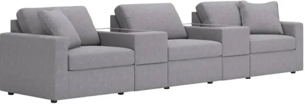 Signature Design by Ashley® Modmax 5-Piece Granite Modular Sectional with Storage Consoles