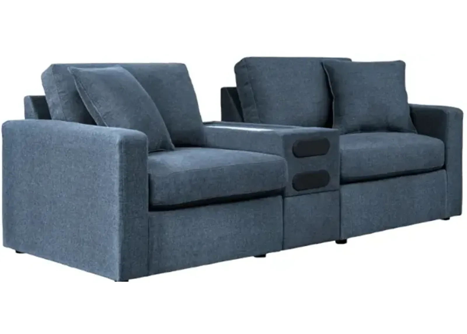 Signature Design by Ashley® Modmax 3-Piece Ink Sectional Loveseat with Audio System