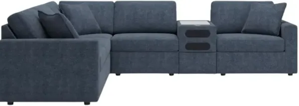 Signature Design by Ashley® Modmax 6-Piece Ink Modular Sectional with Audio Console