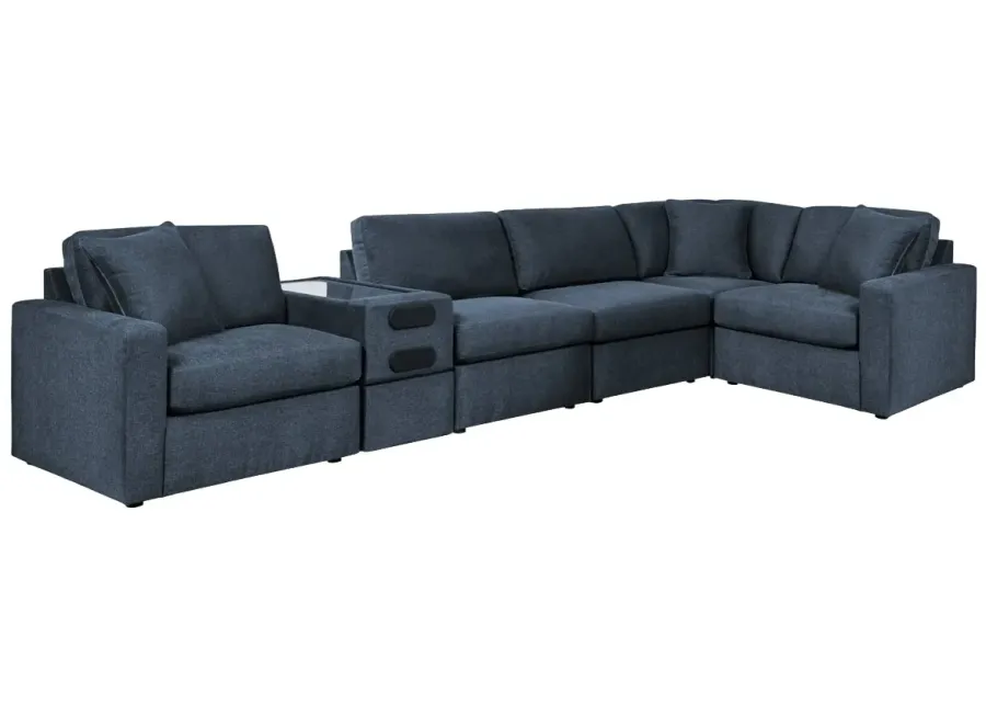 Signature Design by Ashley® Modmax 6-Piece Ink Sectional with Console