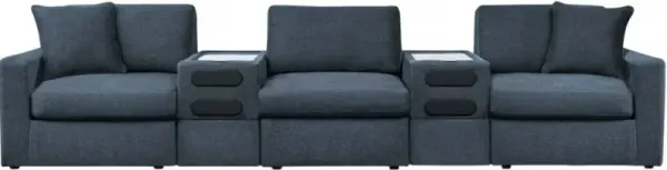 Signature Design by Ashley® Modmax 5-Piece Ink Modular Sectional with Audio Console