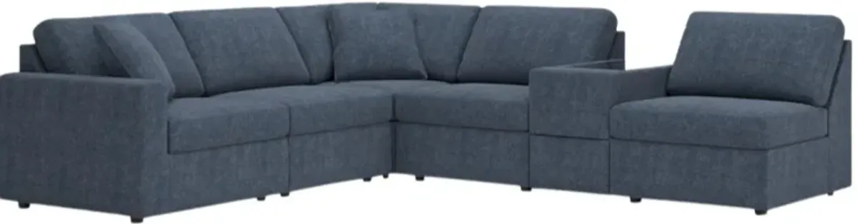 Signature Design by Ashley® Modmax 6-Piece Ink Sectional Sofa with Storage Console