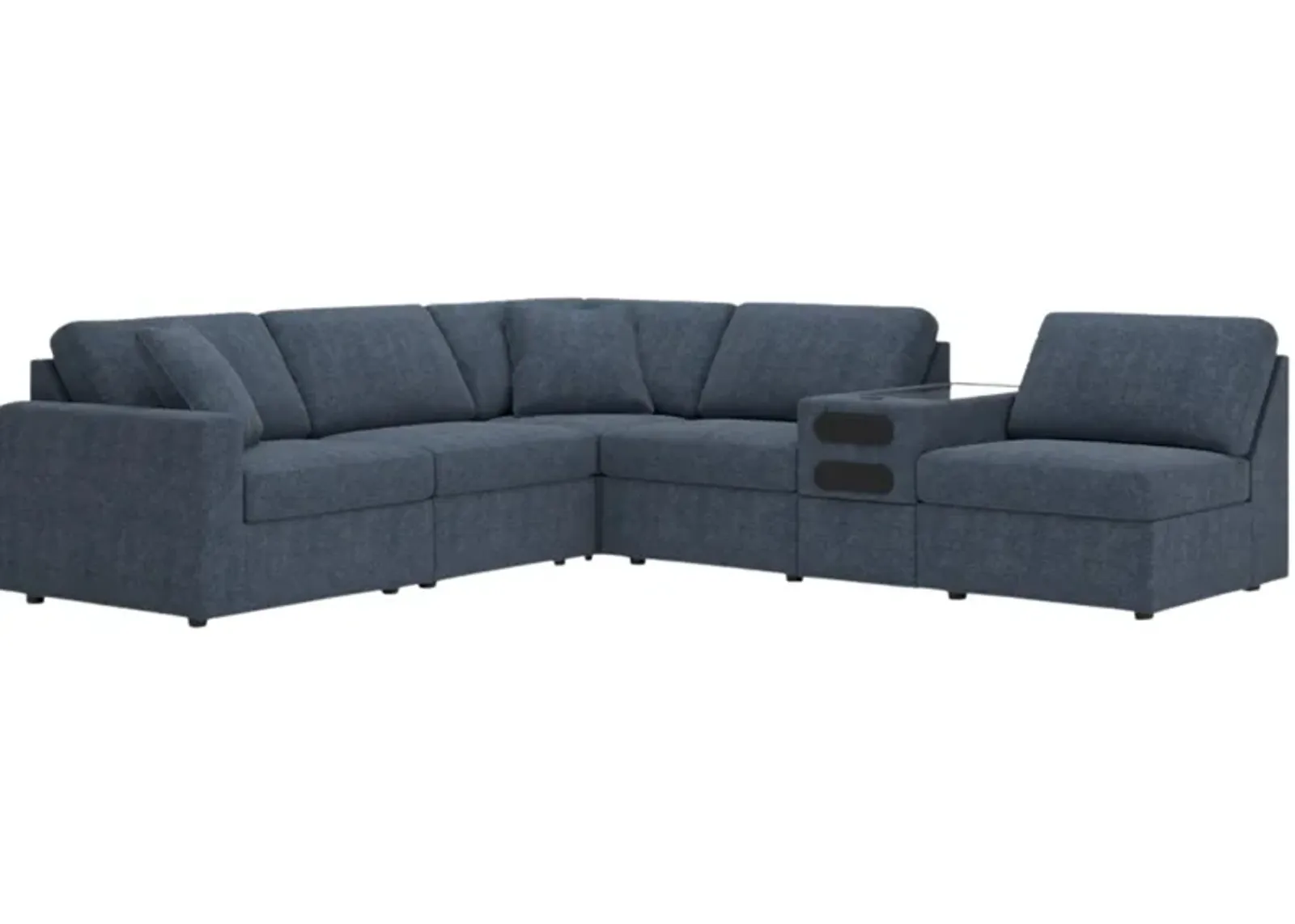 Signature Design by Ashley® Modmax 6-Piece Ink Sectional with Audio Console