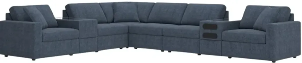 Signature Design by Ashley® Modmax 8-Piece Ink Sectional with Audio and Storage Consoles