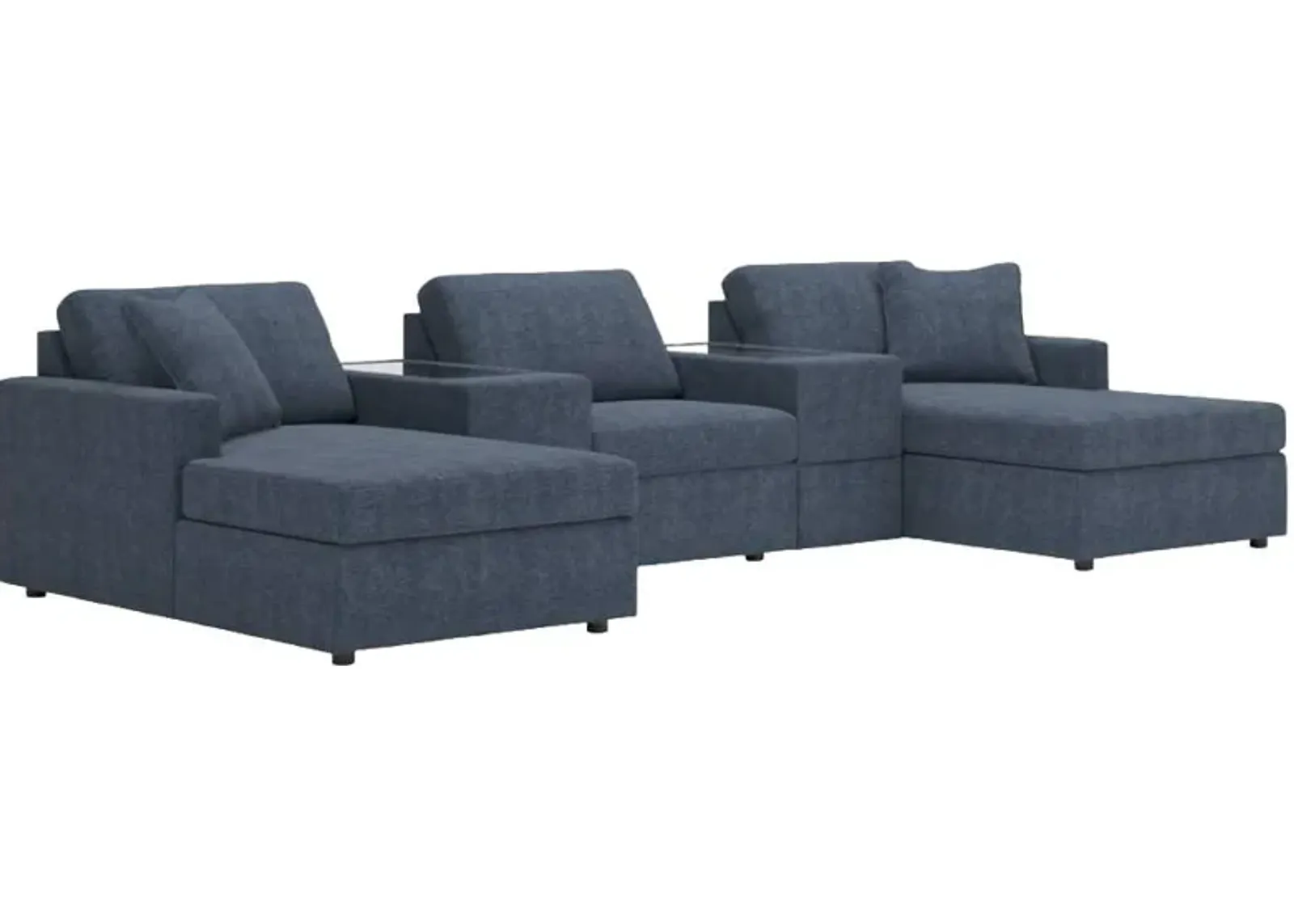 Signature Design by Ashley® Modmax 5-Piece Ink Pit Sectional with Storage Consoles