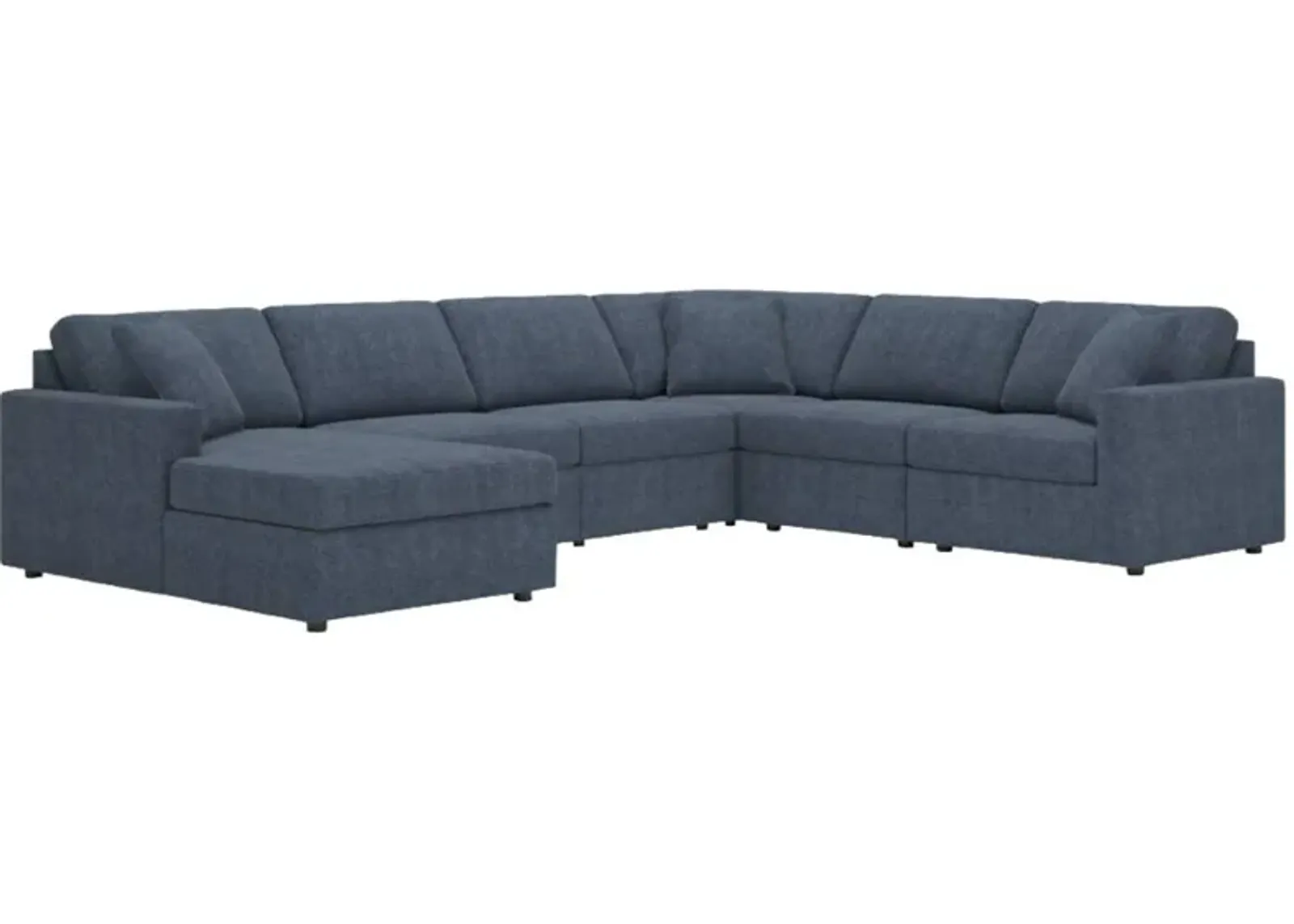 Signature Design by Ashley® Modmax 6-Piece Ink Left-Arm Facing Chaise Sectional