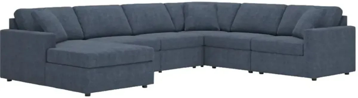 Signature Design by Ashley® Modmax 6-Piece Ink Left-Arm Facing Chaise Sectional