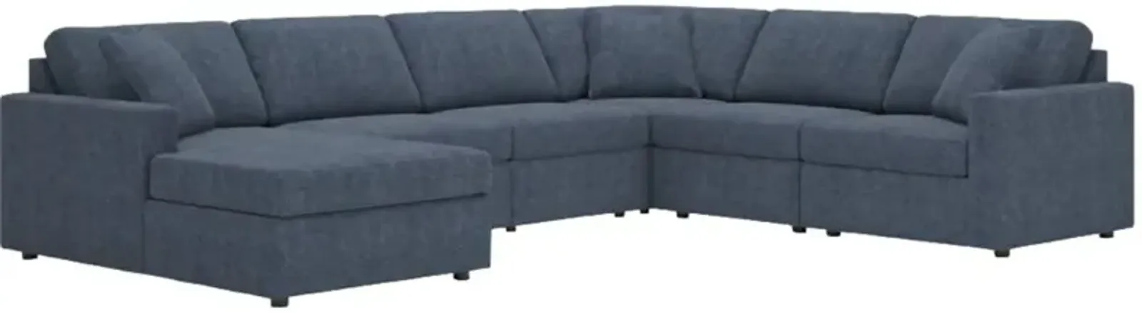 Signature Design by Ashley® Modmax 6-Piece Ink Left-Arm Facing Chaise Sectional