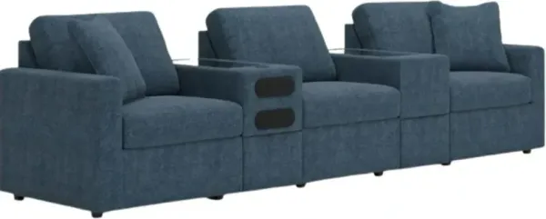 Signature Design by Ashley® Modmax 5-Piece Ink Modular Sectional with Audio System