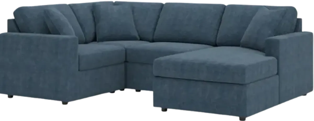 Signature Design by Ashley® Modmax 4-Piece Ink Right-Arm Facing Sectional and Chaise